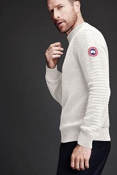 Ropa Canada Goose Hombre México - Paterson Suéteres Blancos AN8156249